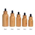 30 ml 50 ml bamboe houten cosmetische serum druppelaar fles