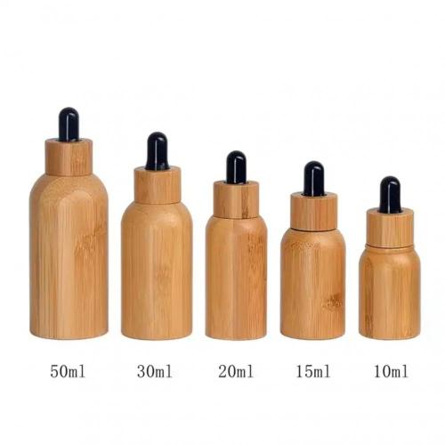 30ml 50ml bamboo yog'och kosmetik sarum tomchi