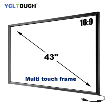 20 points 43 pouces IR Multi Touch Cadre