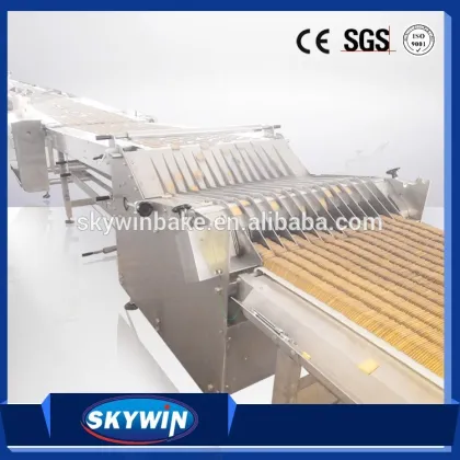 Automatic Biscuit Star Wheel Stacker Conveyor Machine for Rice Cracker