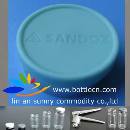 gv6 20mm flip tops aluminum lid,pharmaceutical closure,light blue sandoz logo