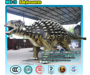 Life Size Dinosaur Puppet-Animated Ankylosaurus
