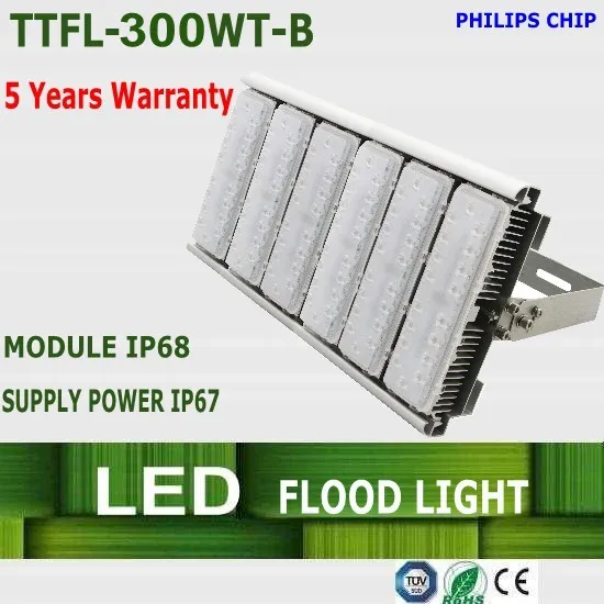 CE SAA NCC CB approved IP68 300w led flood light