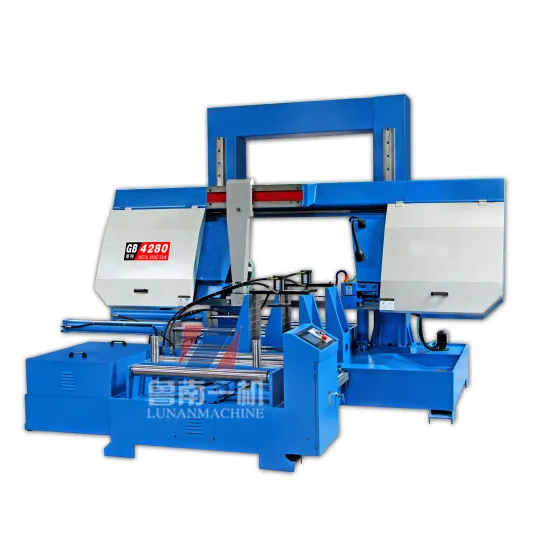 GH4280 Double Column Band Saw Machine: Large Automatic Metal Cutting Machine