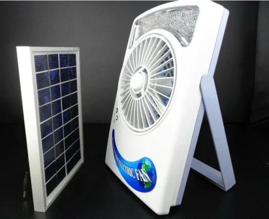 solar fans,solar fan,solar rechargeable emergency cooling fan with battery and LED light