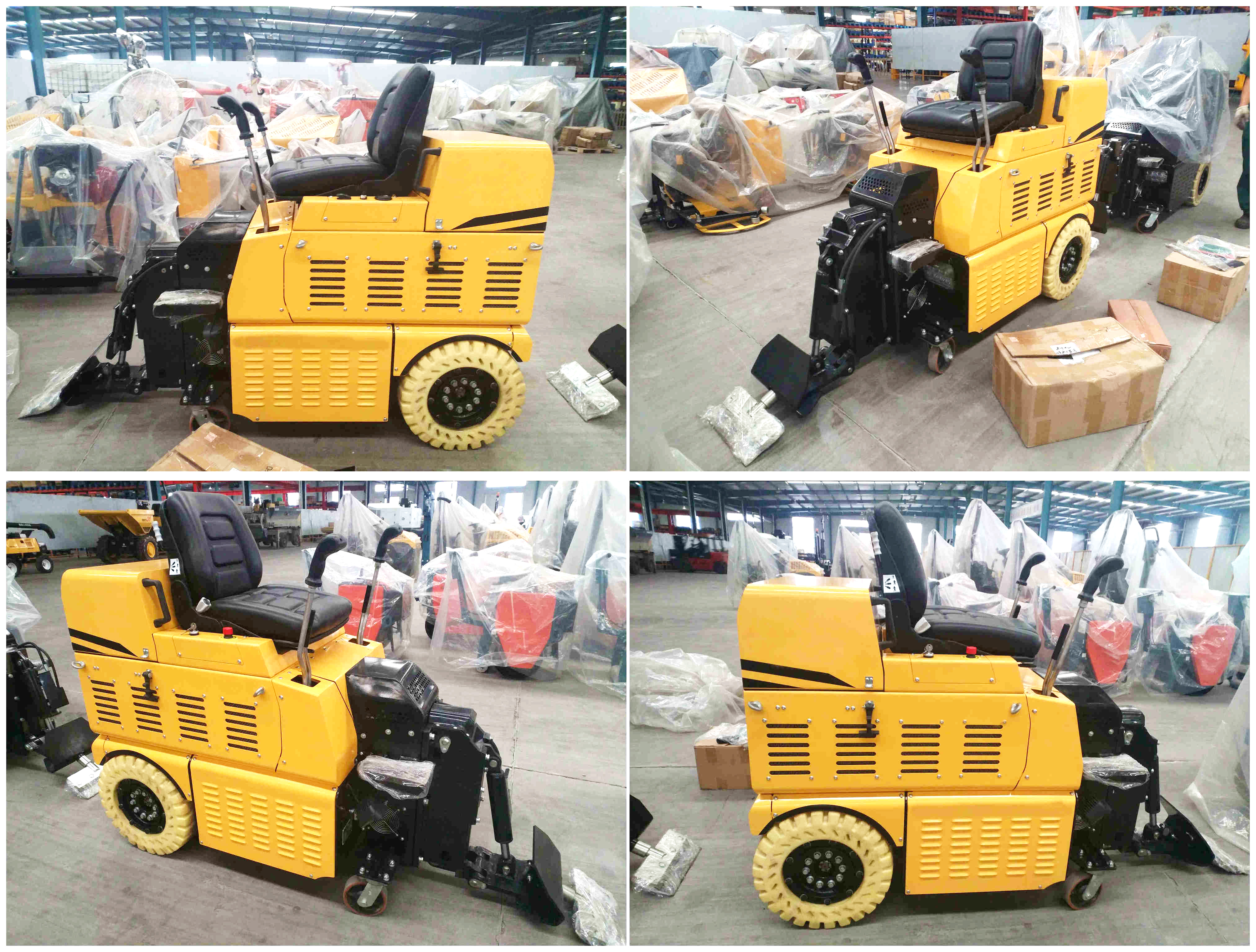 Hydraulic Floor Scraper For Ride-on Operation On Tiles, Wood, And ...