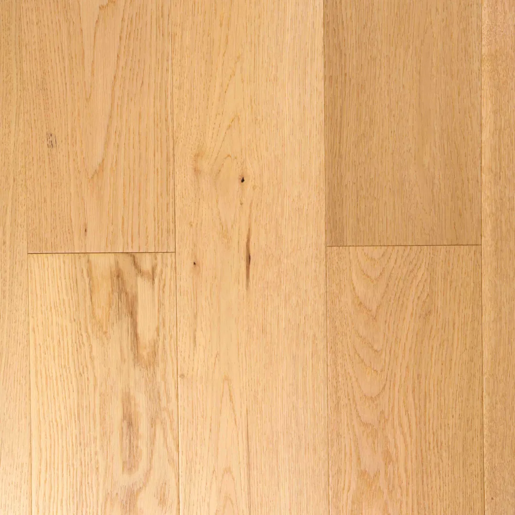 Light Color with Brushed Finish Oak Engineered Hardwood Flooring