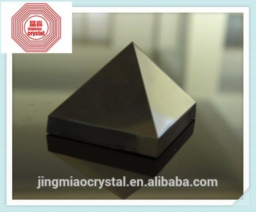 2015 Wholesale High Quality Customize Pure NATURAL Black Cool Obsidian Pyramids for Christmas Gift