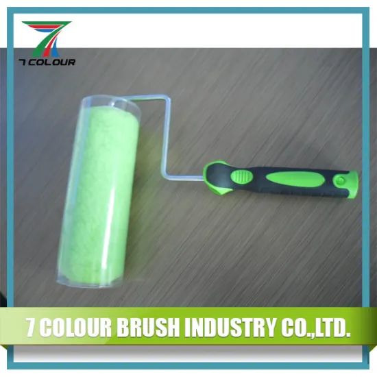 9 Inch Green Color Polyester Paint Roller Cover Refill