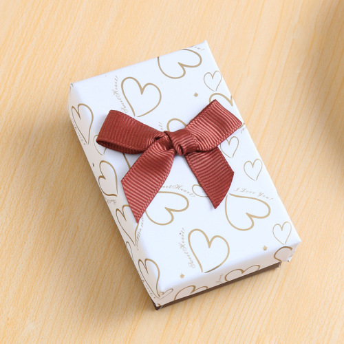 boîte-cadeau d&#39;emballage de bijoux personnalisé couvercle en papier recyclé et boîtes à bijoux de base avec logo