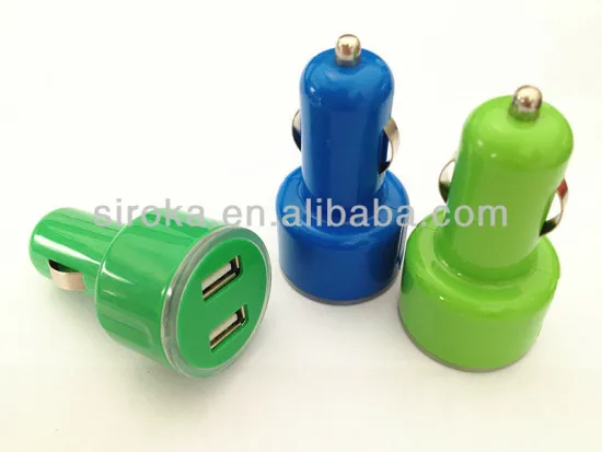 Hot selling dual USB car wireless charger for mobile phone with 5V 2.1A+1A