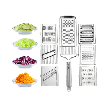 High Quality 4-in-1 Multifunctional Vegetable Grater Slicer Cutter - Stainless Steel Kitchen Gadget