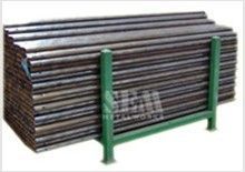 Steel Metal Storage Racking With Square Steel Tube, 1/8"t Top Cap And 1/8"t Bottom Cap