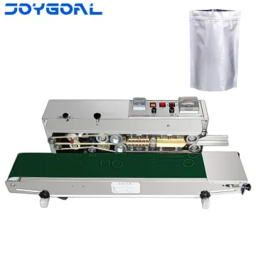 Potato Chip Bag Sealer: Continuous Band Sealer with Date Coding Printing