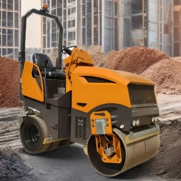 Satisfaction Guarantee: Vibratory Road-Roller with LED Display, Diesel Motor, and Good Performance - Price Available