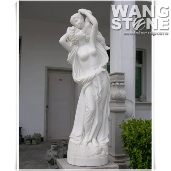 Hand Carved Marble Nude Woman Statue