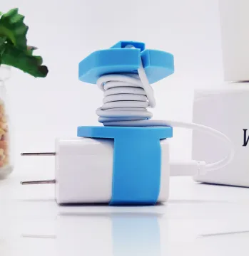 Custom Silicone Organizer Earphone Earbud Cable Winder
