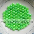 Opaque AB Multicolor Acrylic Round Beads for wedding pearl bracelet and necklace