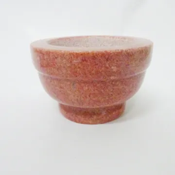 Red Marble Mortar and Pestle Care