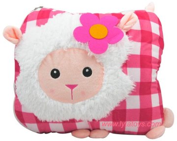 Plush Sheep Shaped Cushion