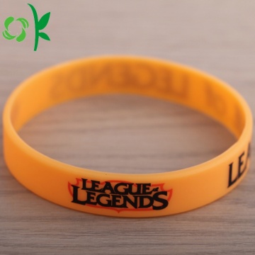 Sport WristBand Custom Printed Brand Soft Silicone Bracelet