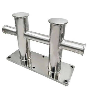 316 Stainless Steel Heavy Duty Double Cross Bollard Mooring Bitt Cleat