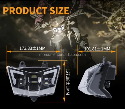 Morsun LED Headlight Assembly for Kawasaki Motorcycles