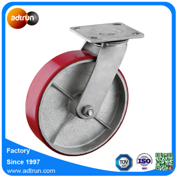 Steel Core PU Wheel Swivel Industrial Caster