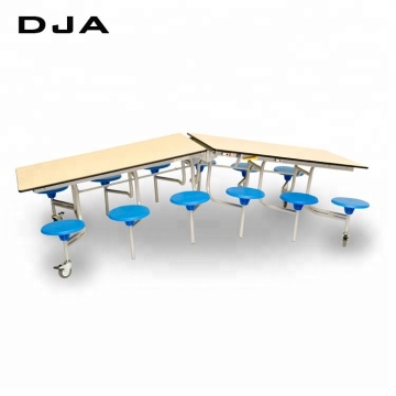 Movable Folding Dining Table for Babies, Kids, and 8 Seaters in Apartment Designs and Restaurants