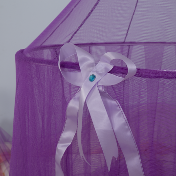 Beautiful Purple Ribbon Umbrella Mosquito Net