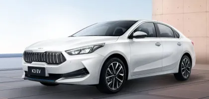 2022 Kia K3 EV Pure Electric Car - White Color