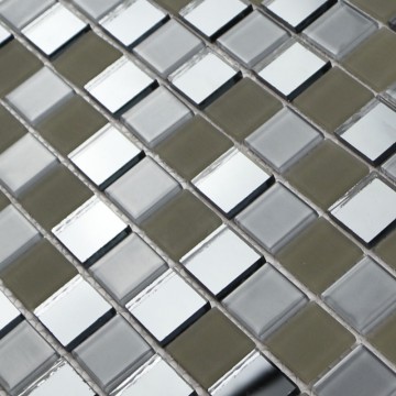 Crystal Glass and Mirror Mosaic for Interior Wall MIX-16
