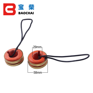 Diesel Brush Generator with Brass Slip Rings 29X58X29mm (IDXODXH)