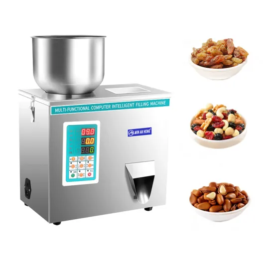 BN Semi-Automatic Weight Filler Filling Machine for Powder and Granules - Manufacturer for Cans and Bottles