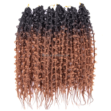 Hot Selling 24 Inch Ombre Soft Butterfly Locs Crochet Braiding Hair Straight Butterfly Locs Box Braid Crochet Hair Extensions