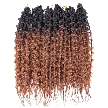 Hot Selling 24 Inch Ombre Soft Butterfly Locs Crochet Braiding Hair Straight Butterfly Locs Box Braid Crochet Hair Extensions