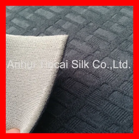 Velour Foam Bonded Decoration Fabric For Car Seat Cover