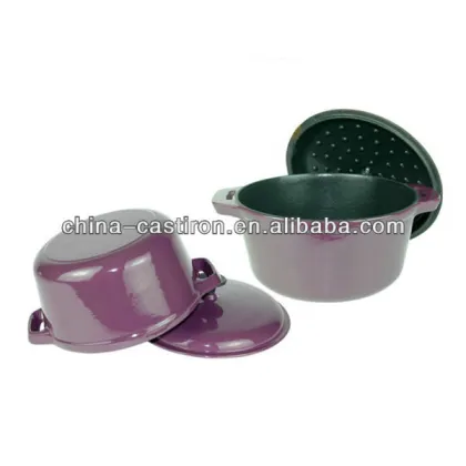 cast iron stew pot