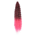 FR 11 Zweifarbige Ombre-Synthetik-Faux-Locs