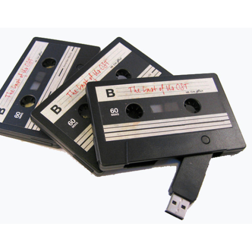 Fashion Christmas Gift Cassette USB Flash Drive