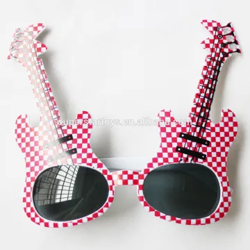 3170401-19 Pink guitar sunglasses musical Instruments glasses personality cool sunglasses