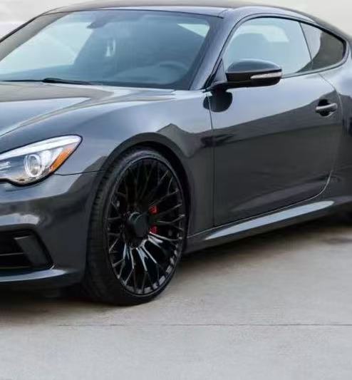 20-inch matte black full paint wheel