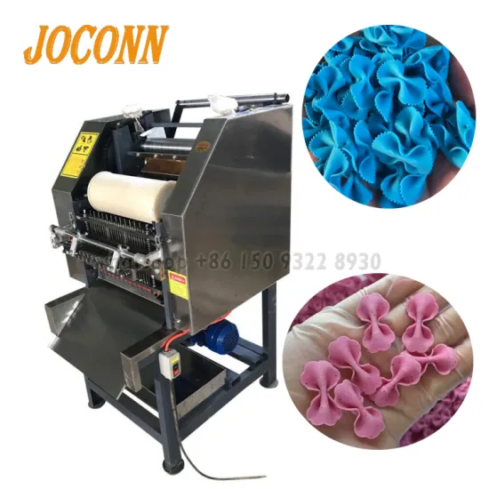 Stainless Steel Butterfly Pasta Machine for Making Farfalle Noodles with Broccoli for Children