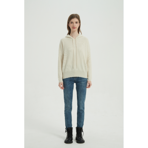 Pure Undye Cashmere Hoodie