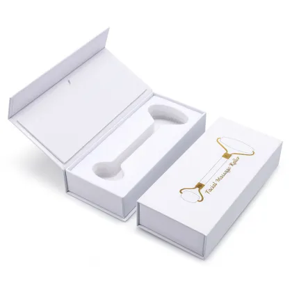 2025 Ladies Gift Set: IPSY Giveaway Natural Amethyst Purple Quartz Crystal Jade Roller & Scraping Apparatus for Guasha Massage