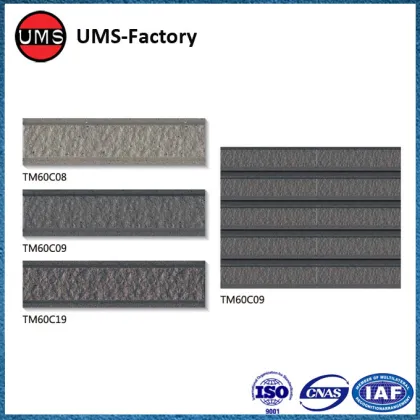 Split face exterior wall tiles