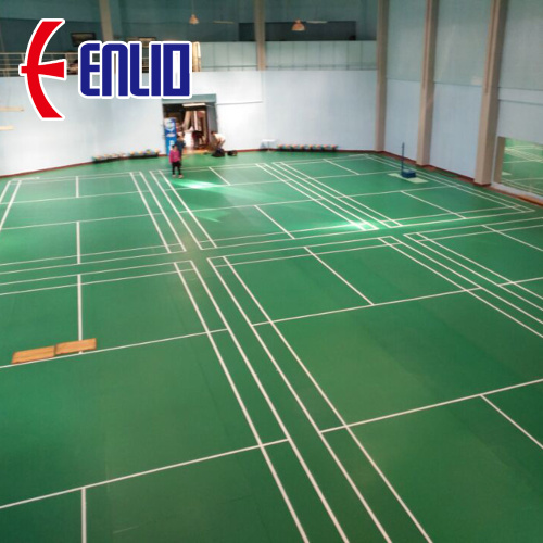 Enlio PVC sportvloeren BWF ITTF goedgekeurd