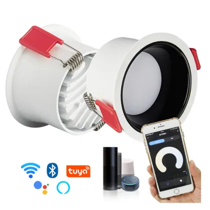 Tuya Zigbee 3.0 Smart SMD Downlight Compatible with Smartthings, Alexa, Echo Plus