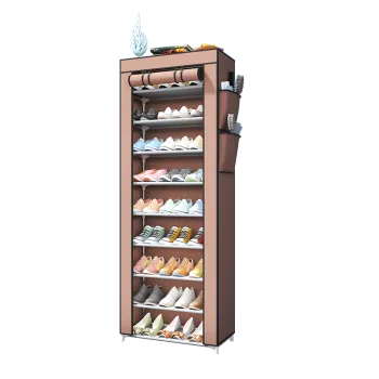 Portable Foldable Shoe Rack: Simple Living Room Space Saver Cabinet