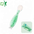 Cuillère à lait pour bébé Cuillère en silicone souple sans BPA